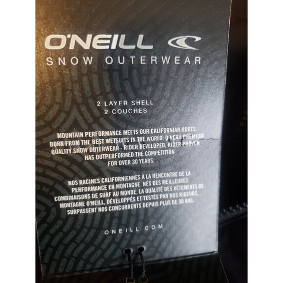 ONeill Phase Womens Puffer Jacket With Faux Fur Hood Size M Black NWT - Picture 10 of 14